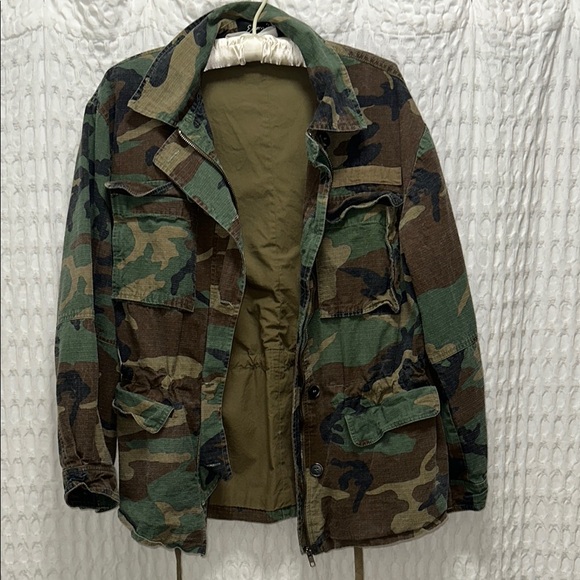 Camo Military Jacket - Picture 1 of 6